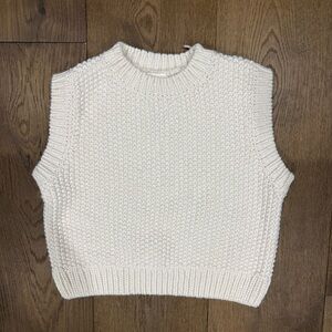 H&M Off-White Chunky Knit Sweater